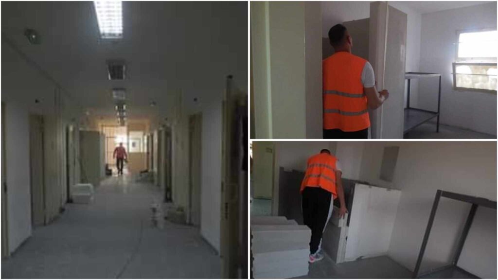 Të burgosurit përmirësojnë infrastrukturën e institucionit ku vuajnë