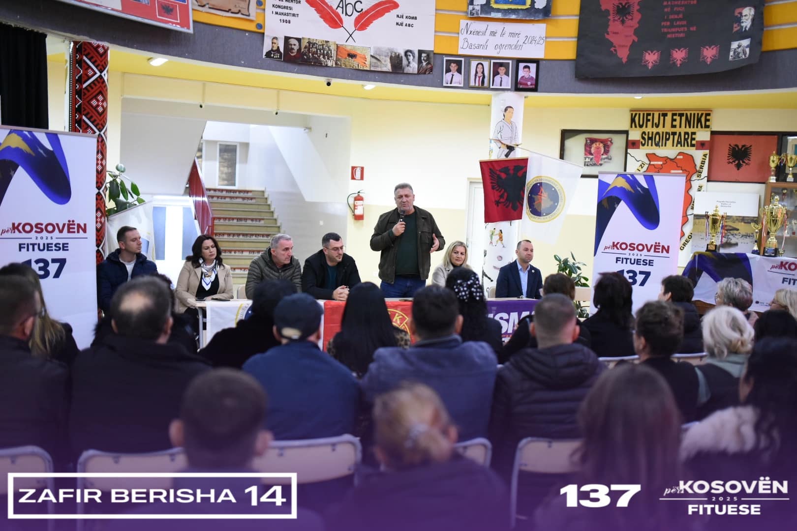 Zafir Berisha merr mbështetje nga lagjet e Prizrenit  Me 9 shkurt 2025 do të triumfojmë koalicioni i veprave të mëdha