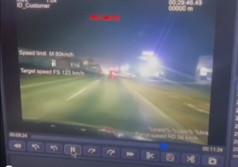 Ferizaj  Policia gjobit shoferin që tejkaloi dyfishin e shpejtësisë së lejuar