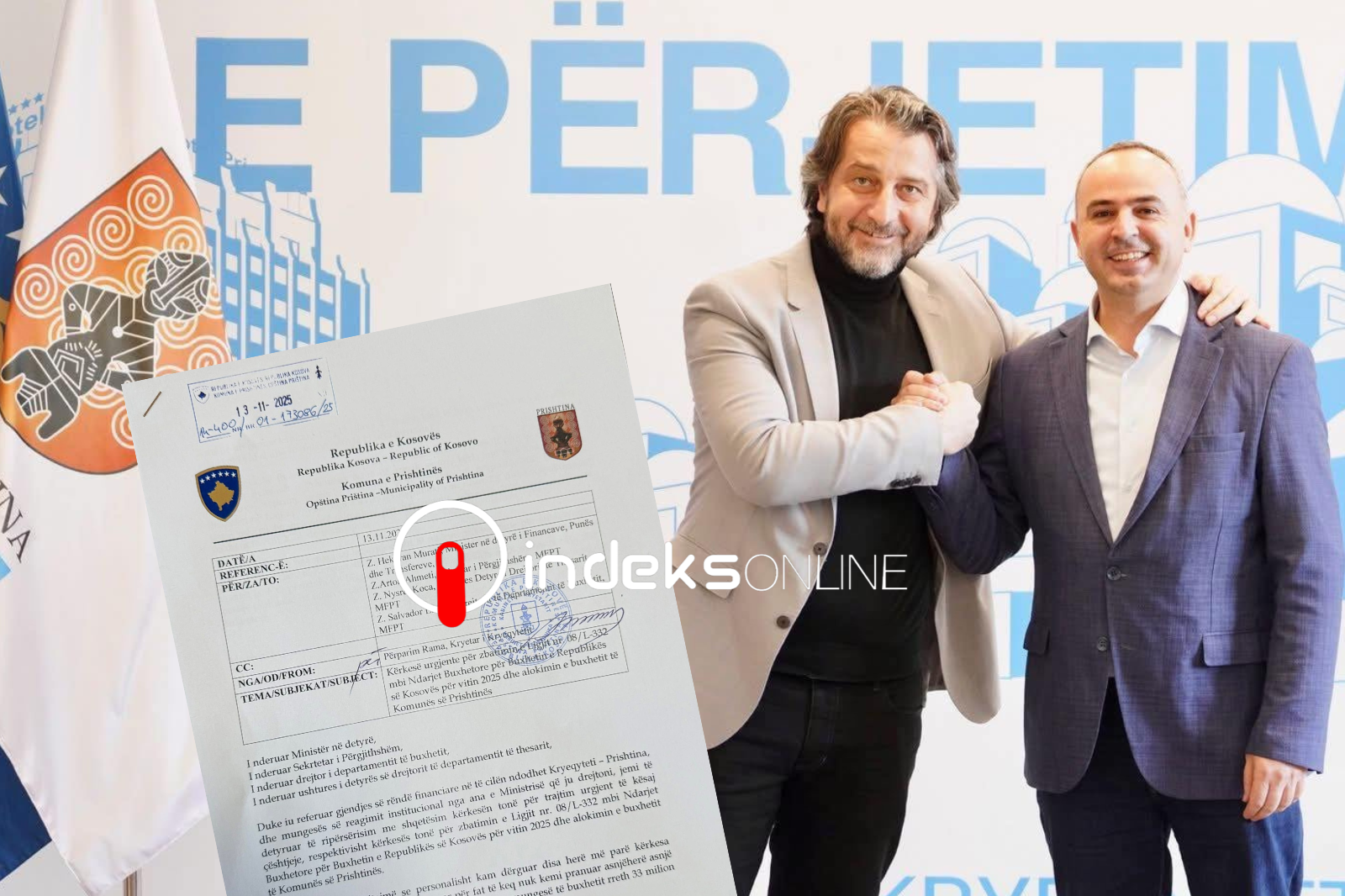 Komuna e Prishtinës i dërgon shkresë Hekuran Muratit  për zhbllokimin e buxhetit të kryeqytetit