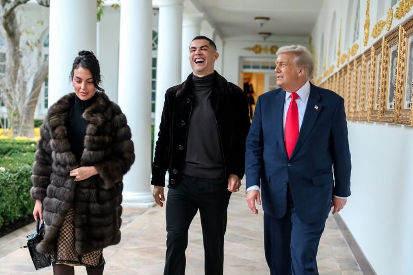 CR7 pas takimit me Trumpin  falënderon për mikpritjen