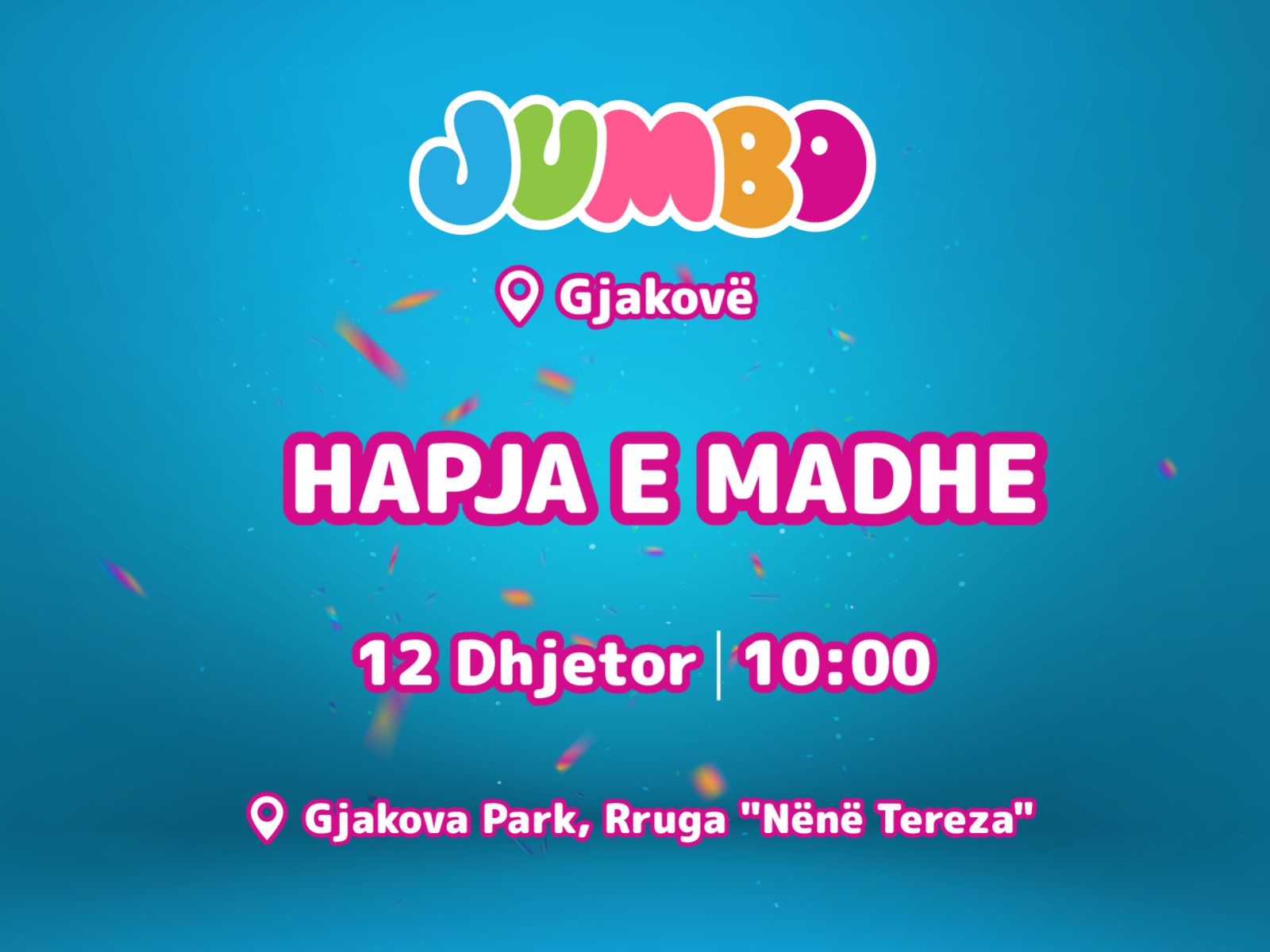 JUMBO vjen të premten në Gjakovë  hapja e madhe më 12 Dhjetor