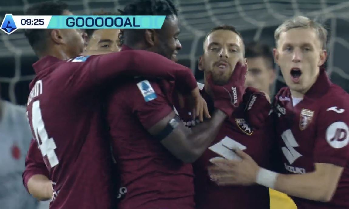 Torino befason Milanin  shënon nga penalltia