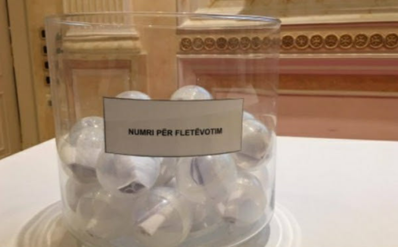 Sot subjektet politike tërheqin numrat për fletëvotim