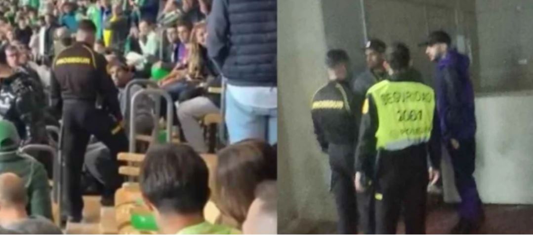 Tension në tribunë gjatë Betis   Barça  babai i Yamalit përfshihet në incident me tifozët vendas