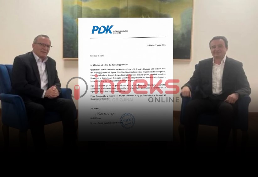 Hamza i çon letër Kurtit  Ti konstituoje kuvendin  PDK ja qëndron në opozitë