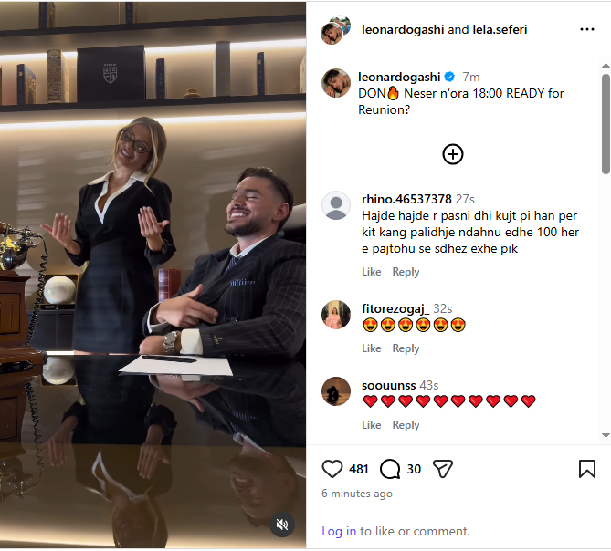 Lela dhe Leo konfirmojnë ri bashkimin përmes videos